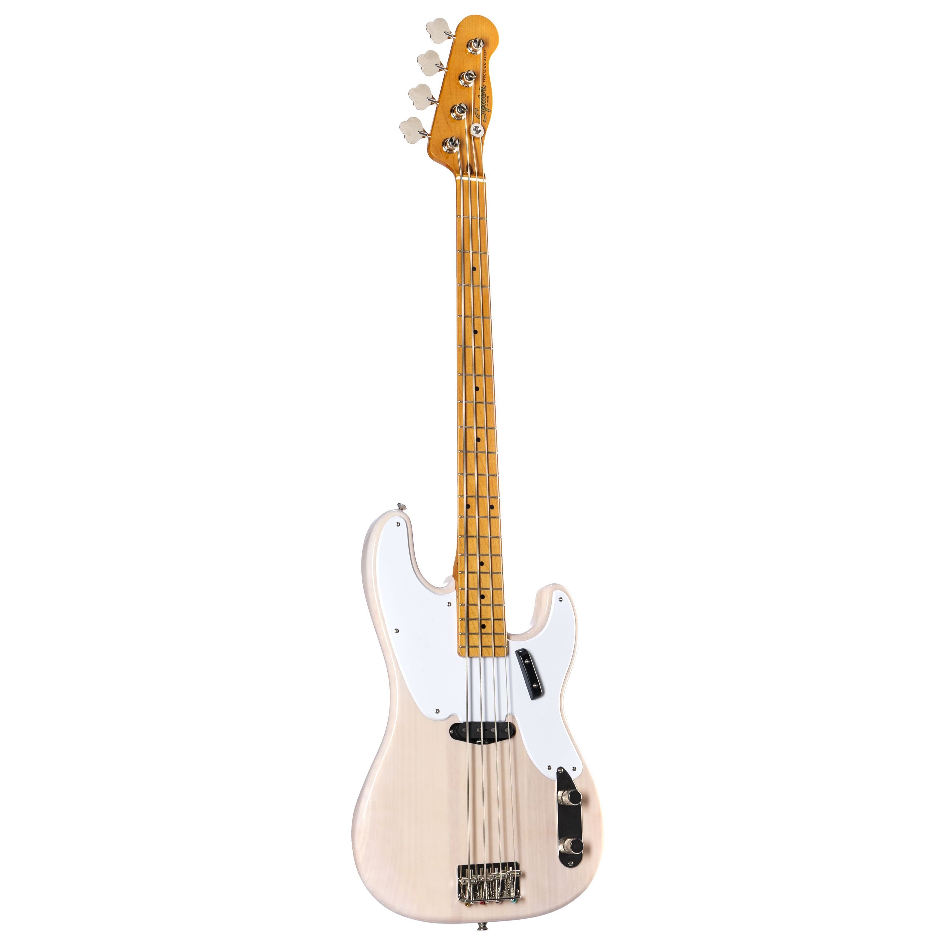 Squier E-Bass, E-Bässe, 4-Saiter E-Bässe, Classic Vibe '50s Precision Bass MN White Blonde - E-Bass
