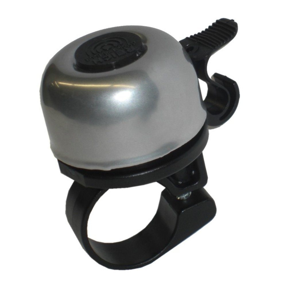 REICH CYCLE-BELLS Fahrradklingel Miniglocke Easy silber, Alu, superleicht auf SB-Karte