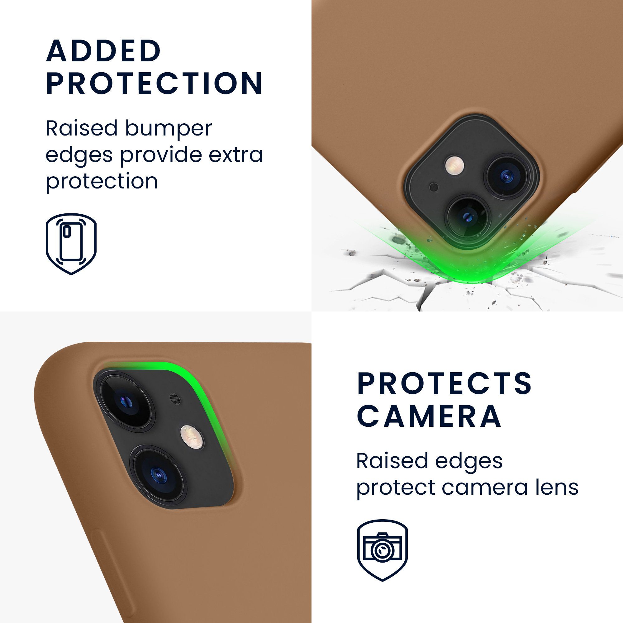 kwmobile Handyhülle Slim Case für Apple iPhone 11, Hülle Silikon Handy - Handyhülle gummiert