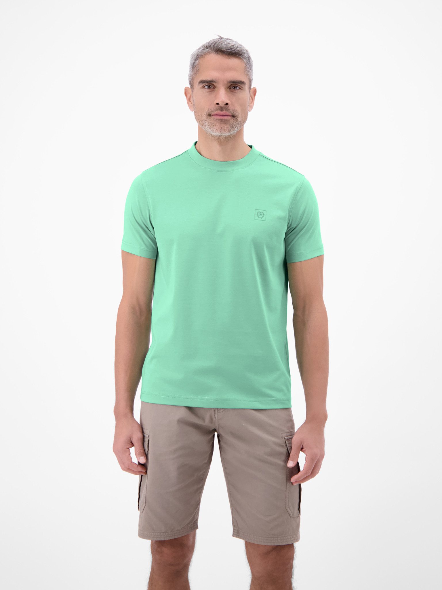 LERROS T-Shirt mit Logo Stickerei günstig online kaufen