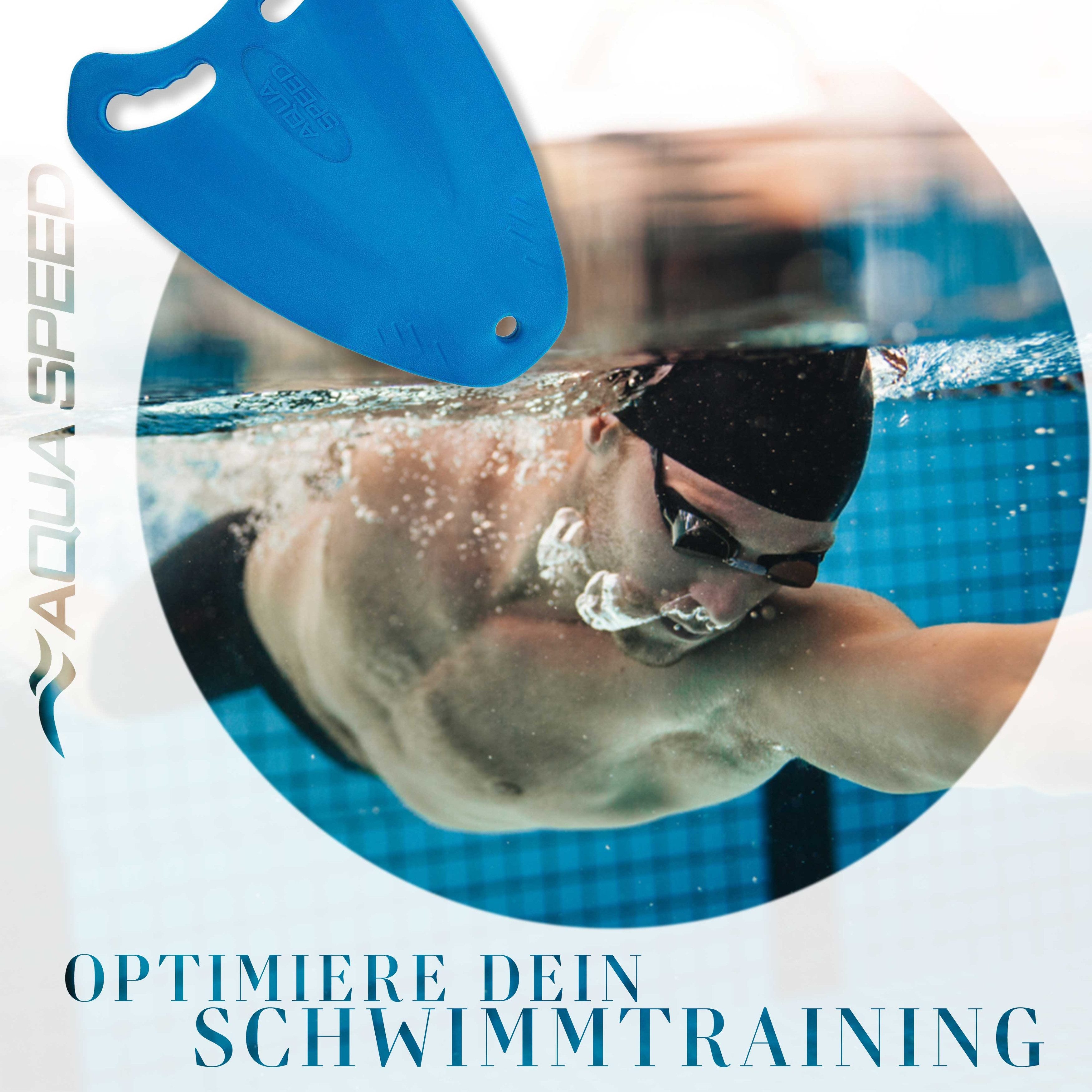 Aqua Speed Schwimmbrett Arrow Kickboard mit Griffen Spitzer Shape für mehr Kontrolle, Spitzes Design für besseren Grip – Griffmulden für mehr Kontrolle