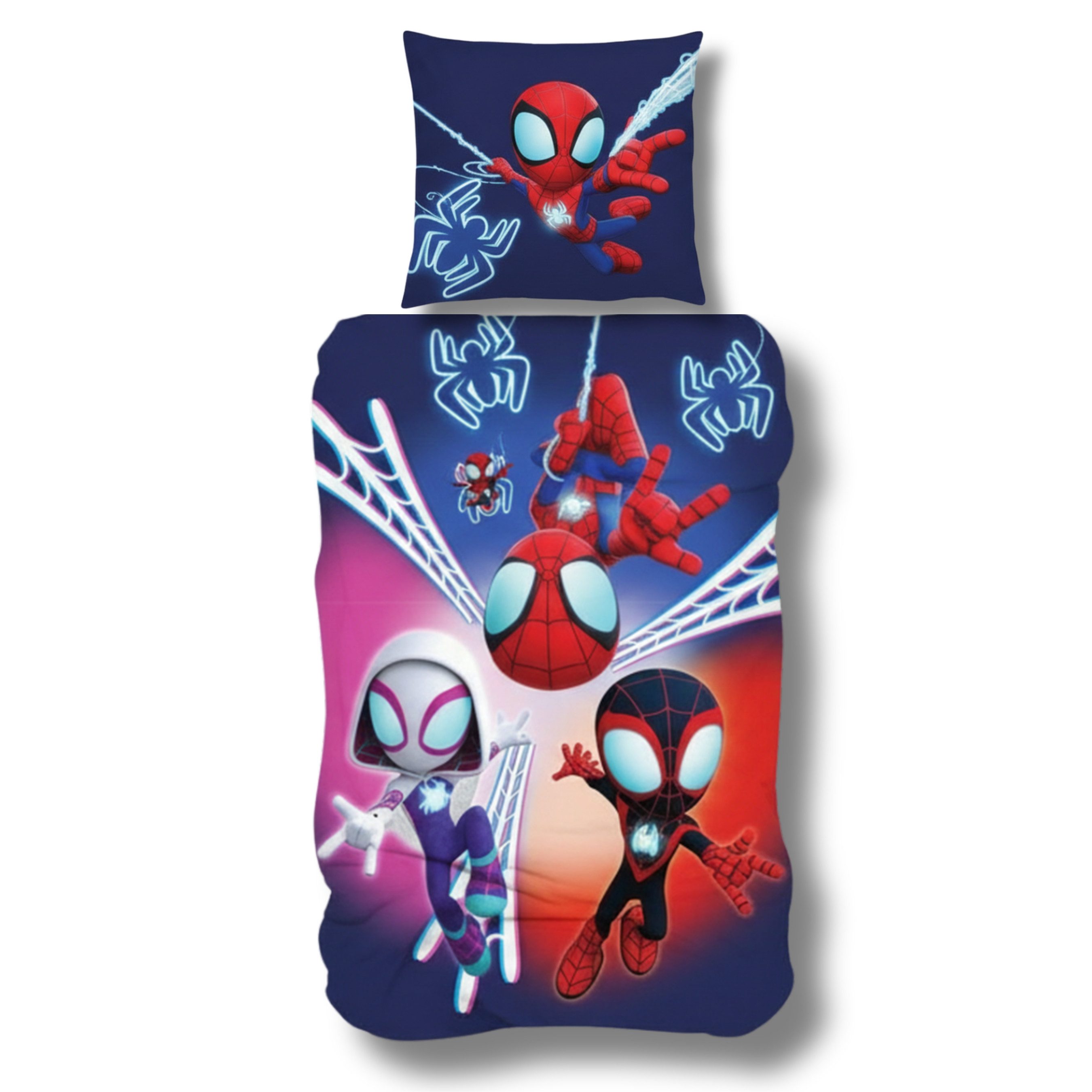 MTOnlinehandel Bettwäsche Marvel Spiderman "Spidey" 135x200 + 80x80 cm, Ren günstig online kaufen