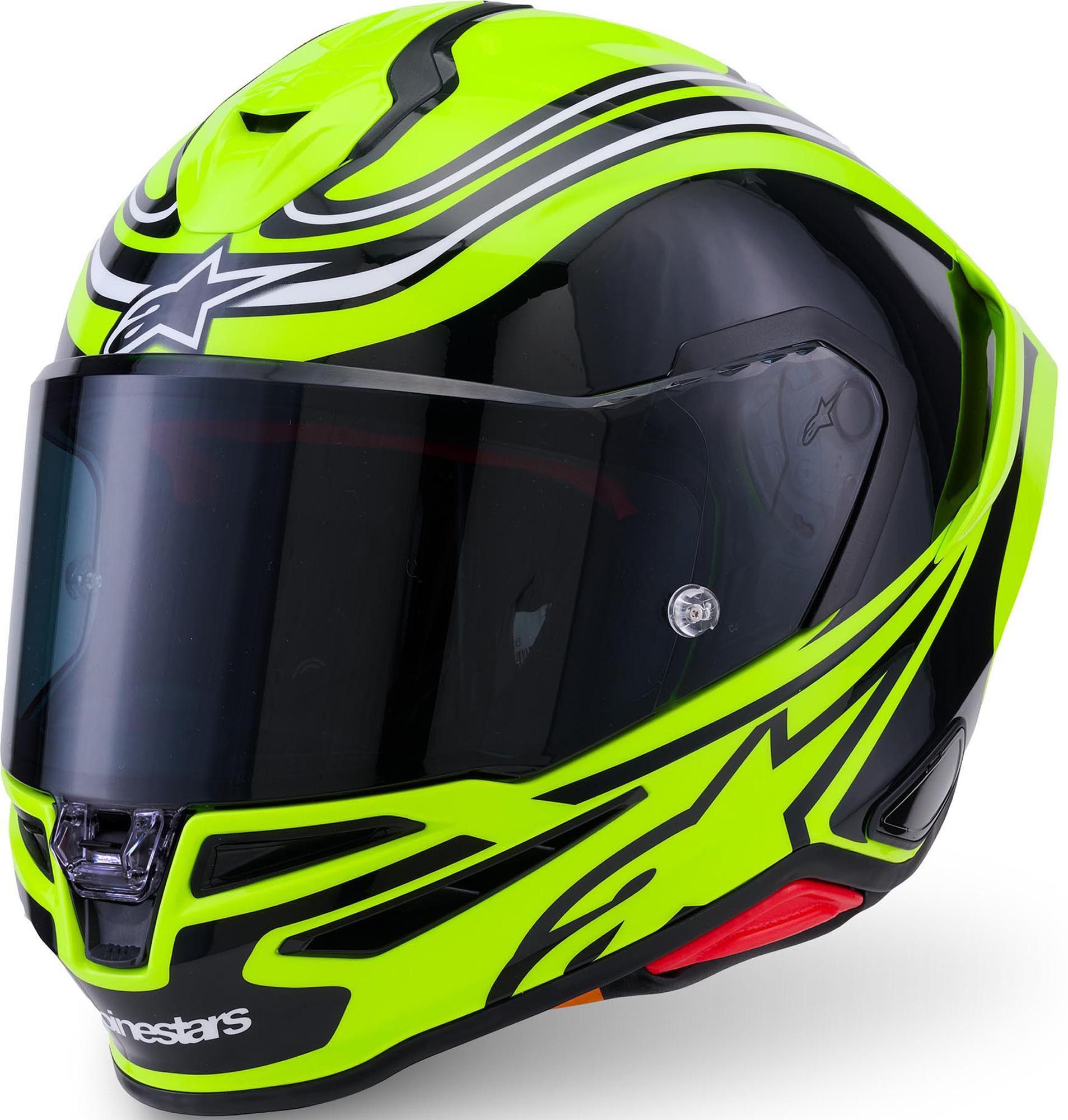 Alpinestars Motorradhelm Supertech R7 Zeal Helm, Vorbereitet Für Kommunikationssystem,notfallsystem-polsterung (eq