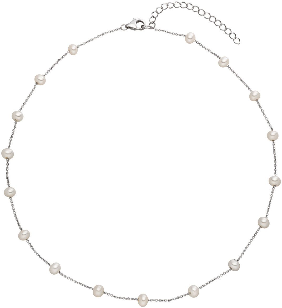 Perlenkette Schmuck Geschenk Silber 925 Halskette La Maddalena, L49