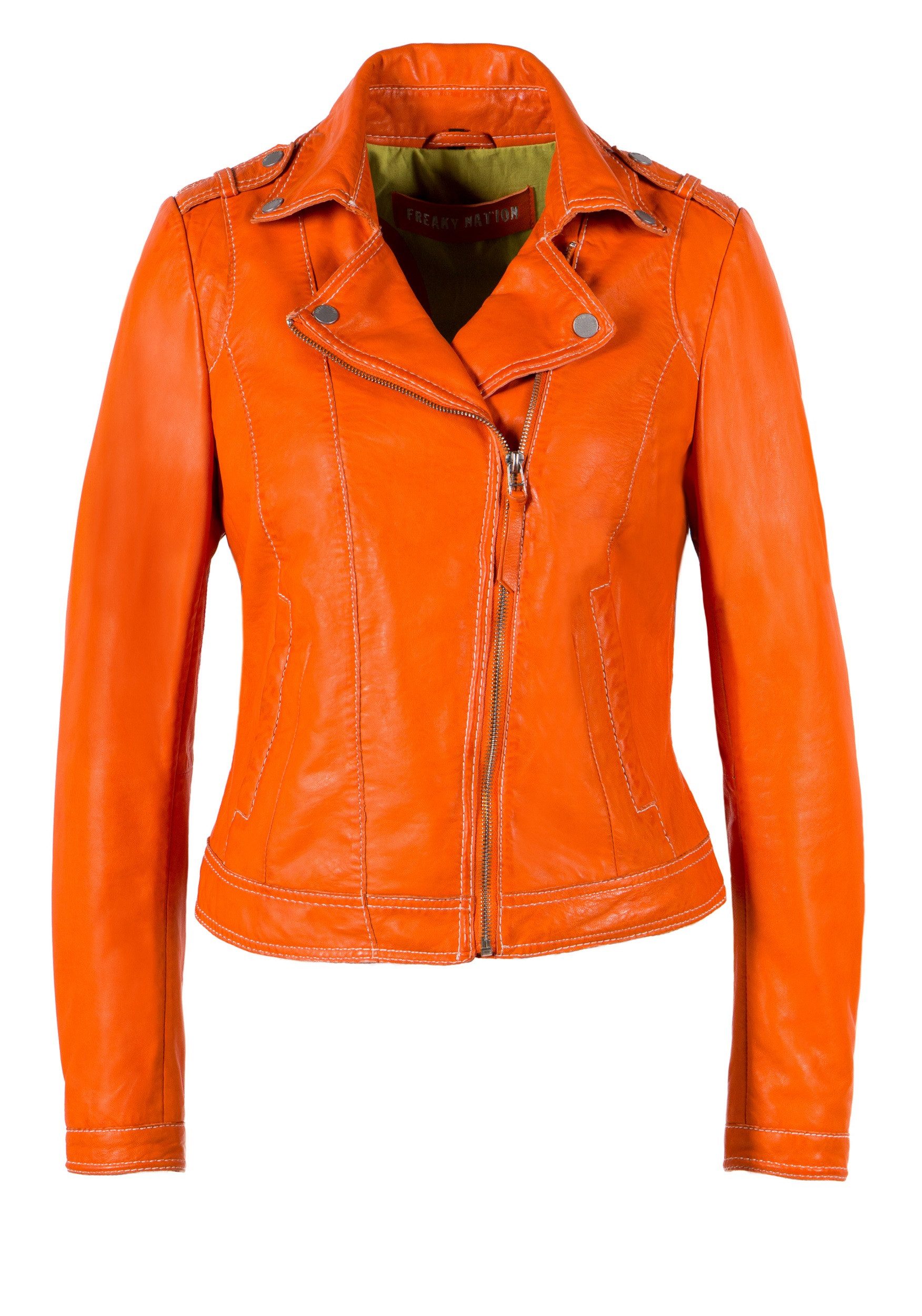 Freaky Nation Lederjacke Energy Girl-FN