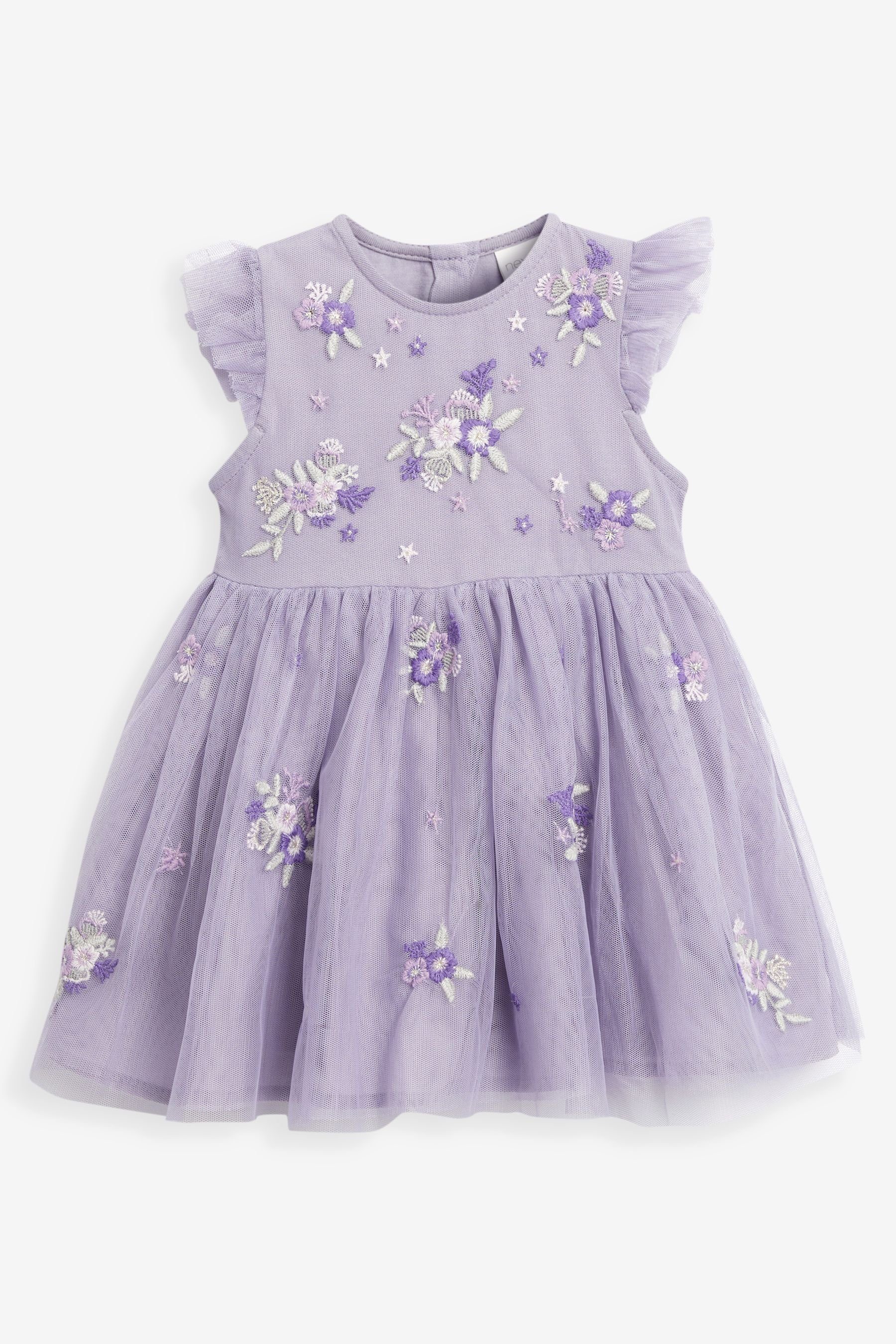 Next Tüllkleid Verziertes Babykleid mit Mesh (1-tlg) Lilac Purple