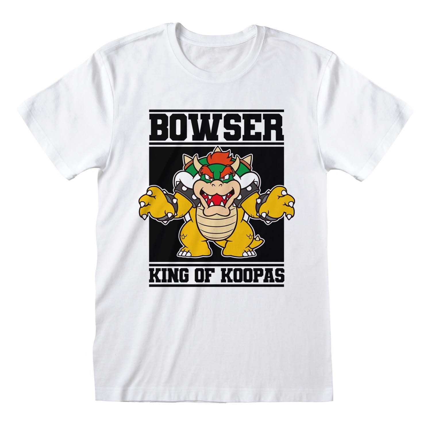 Heroes Inc T-Shirt Nintendo Super Mario - Bowser King Of Koopas