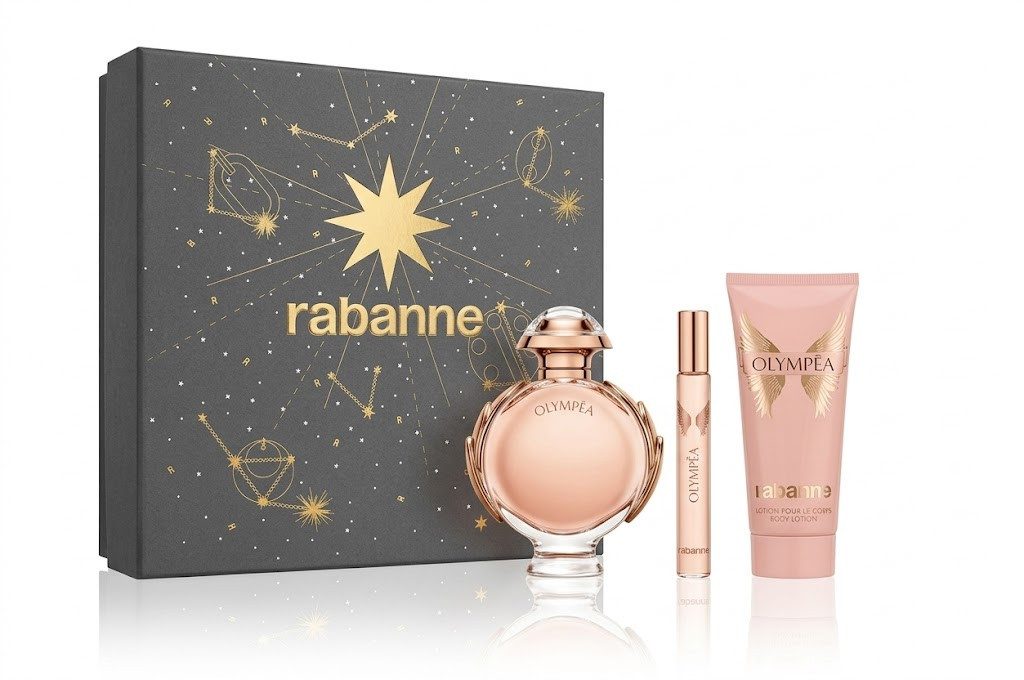 RABANNE Duft-Set Paco Rabanne Olympea EDP 80ml + edp 10ml + Body Lotion 100ml, 1-tlg.