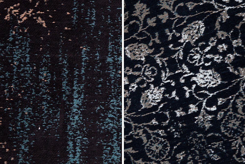 Teppich SIGNS OF HERITAGE 240x160cm mm, · Höhe: Wohnzimmer 10 · riess-ambiente, florales rechteckig, orientalisches dunkelblau, Muster Design bunt blau