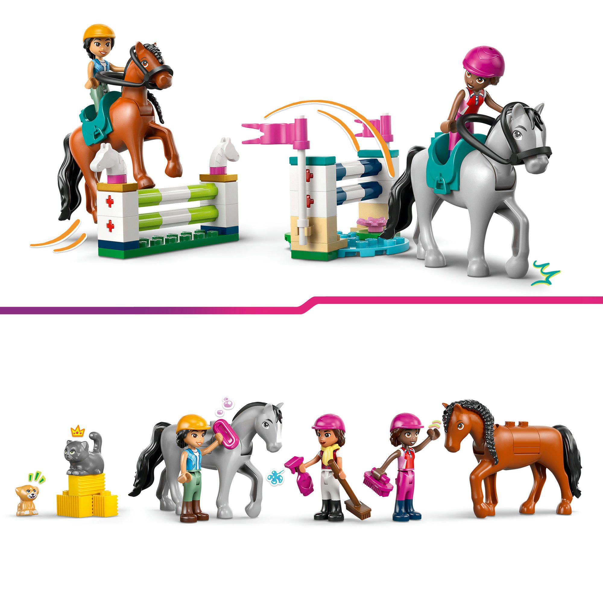 LEGO® Pferdestall und Reitschule (42688), LEGO Friends Konstruktionsspielsteine, (735 St), Made in Europe – Bild 5 von 5