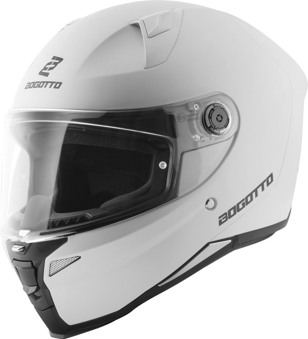 Bogotto Motorradhelm FF110B Helm, reflektierende, Pinlock, Schnellwechselvisier, Ratschenverschluss, E
