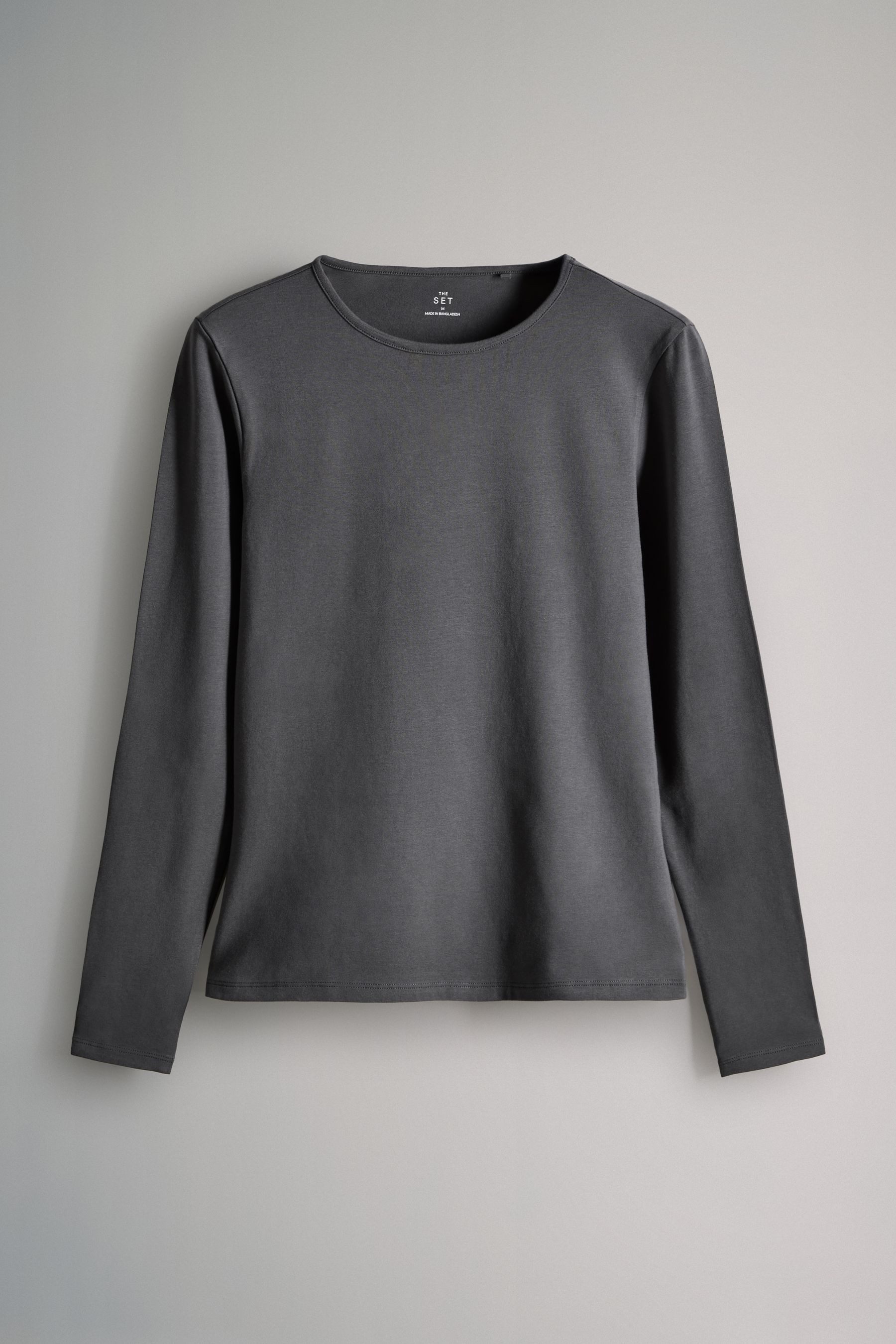 The Set Langarmshirt The Set Langarmshirts mit Rundhals, 7er-Pack (7-tlg) günstig online kaufen