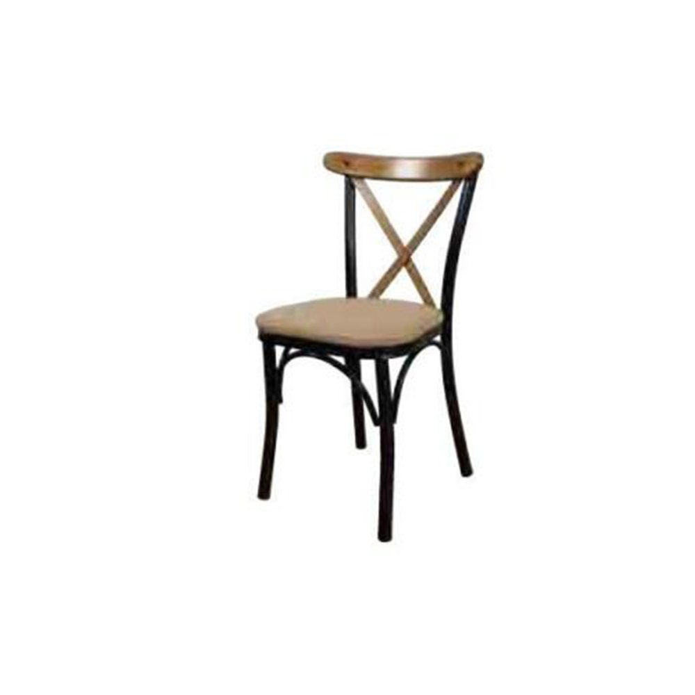 Sitz Braun runden In JVmoebel Holzstuhl Europe Made weichen Rücken, mit Stuhl Ein einem und einem
