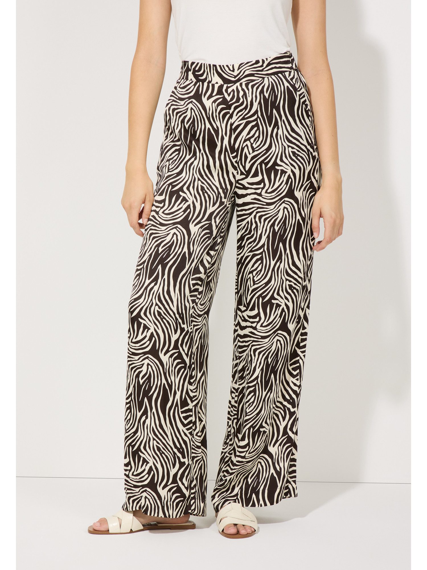 MORE&MORE Stoffhose Palazzohose günstig online kaufen