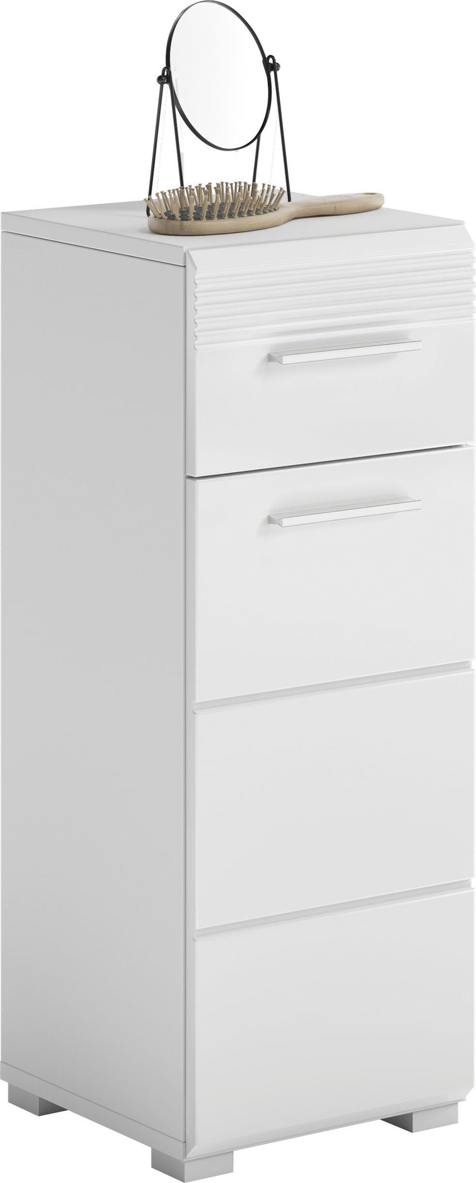 Unterschrank Malmö, Breite 30 cm, 1 Tür (Türanschlag wechselbar), 1 Schubkasten