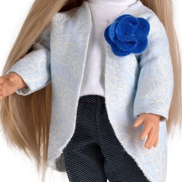 Lamagik Anziehpuppe Clara 33cm mit langen blonden Haaren und Bekleidung