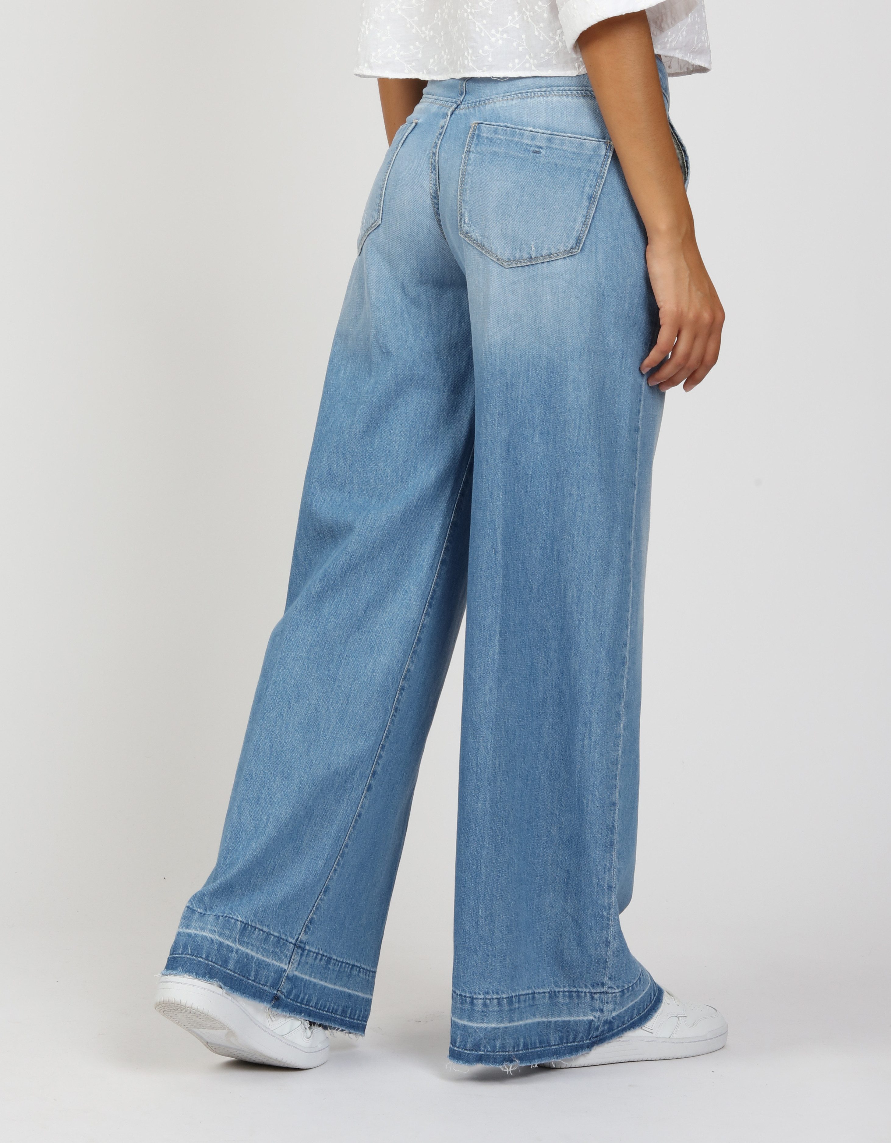 GANG Weite Jeans 94MONA mit weitem Bein und offenen Saumabschluss günstig online kaufen