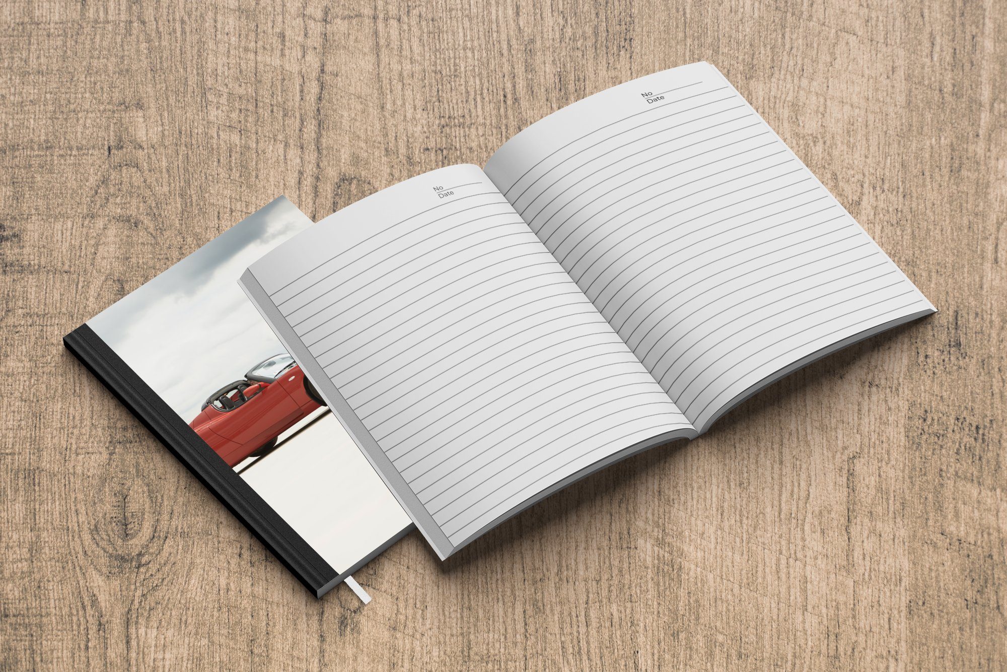 Tesla Seiten, Roadster, Haushaltsbuch Tagebuch, Schneller Journal, Notizbuch MuchoWow A5, Notizheft, 98 Merkzettel,