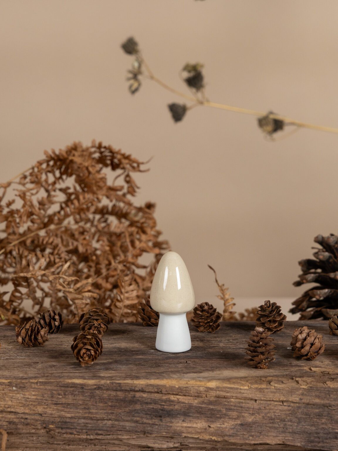 Storefactory Dekofigur Mini-Pilz aus Keramik, kleiner Deko-Pilz für Schalen & Tischdeko