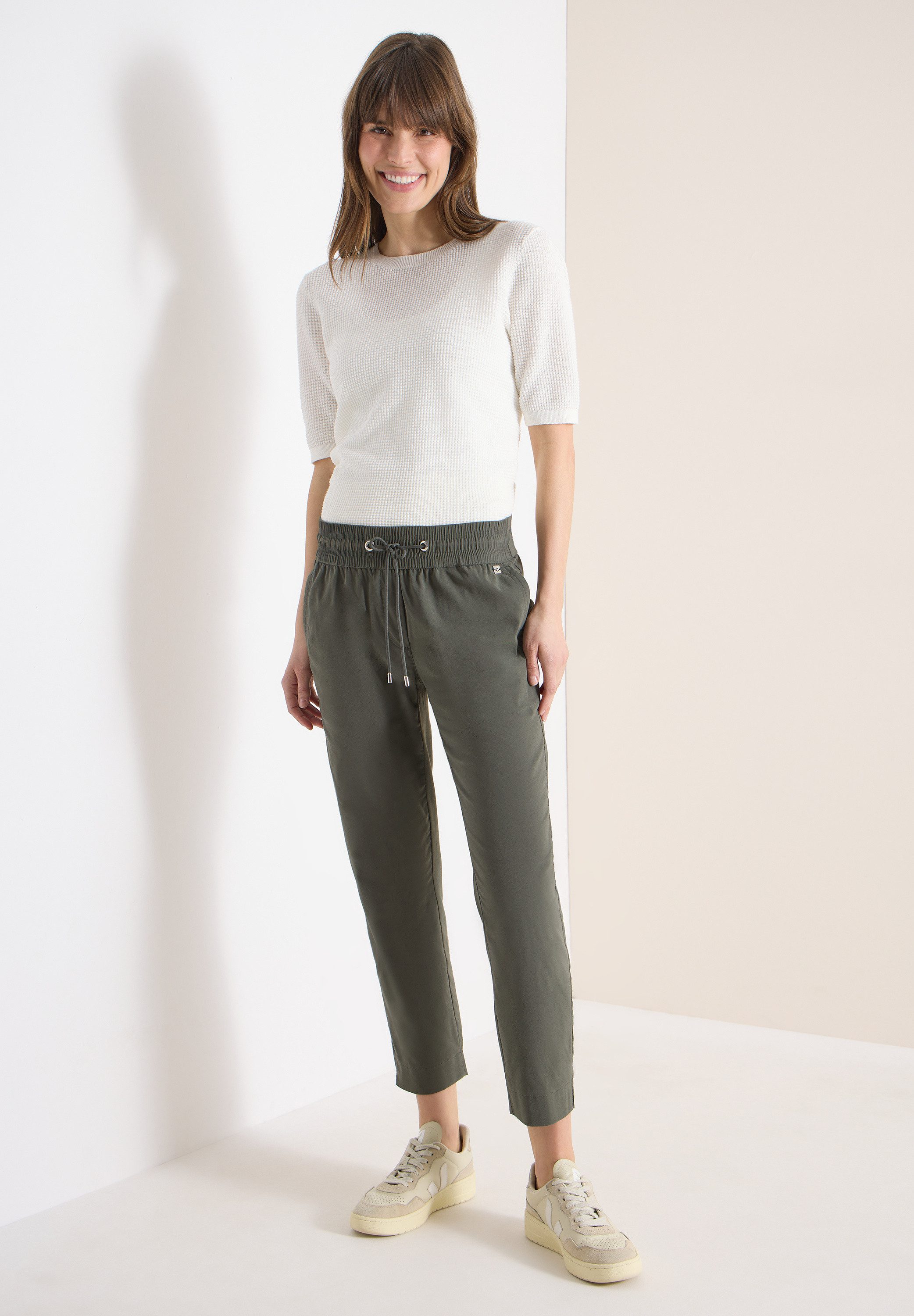 CECIL Stoffhose Joggstyle