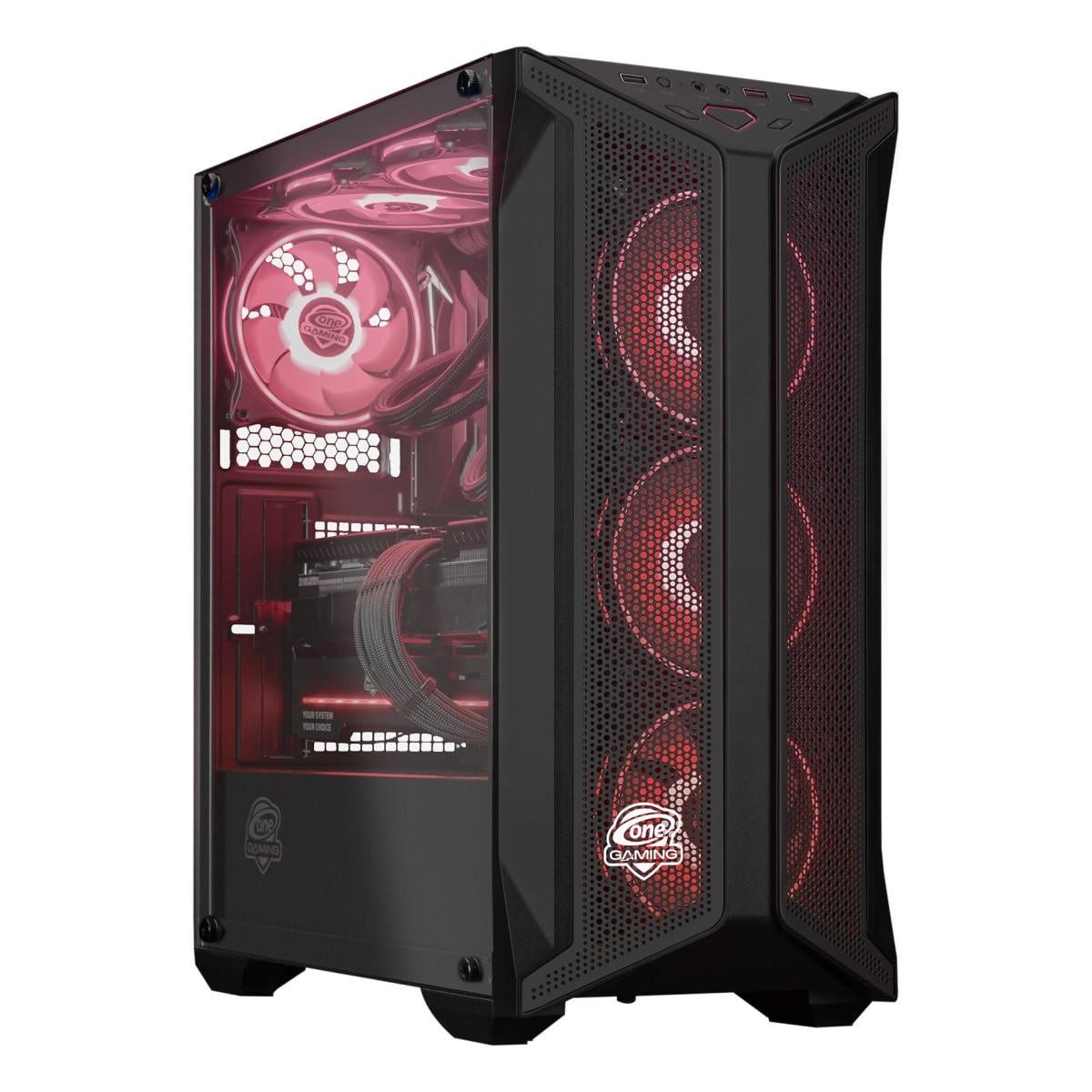 ONE GAMING Gaming PC IR079 Gaming-PC (Intel Core i5 12400F, Radeon RX 9060 XT, 16 GB RAM, 1000 GB SSD, Luftkühlung)