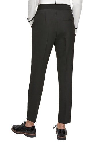 s.Oliver BLACK LABEL 7/8-Hose asymmetrischem Hakenverschluss GREY/BLACK mit