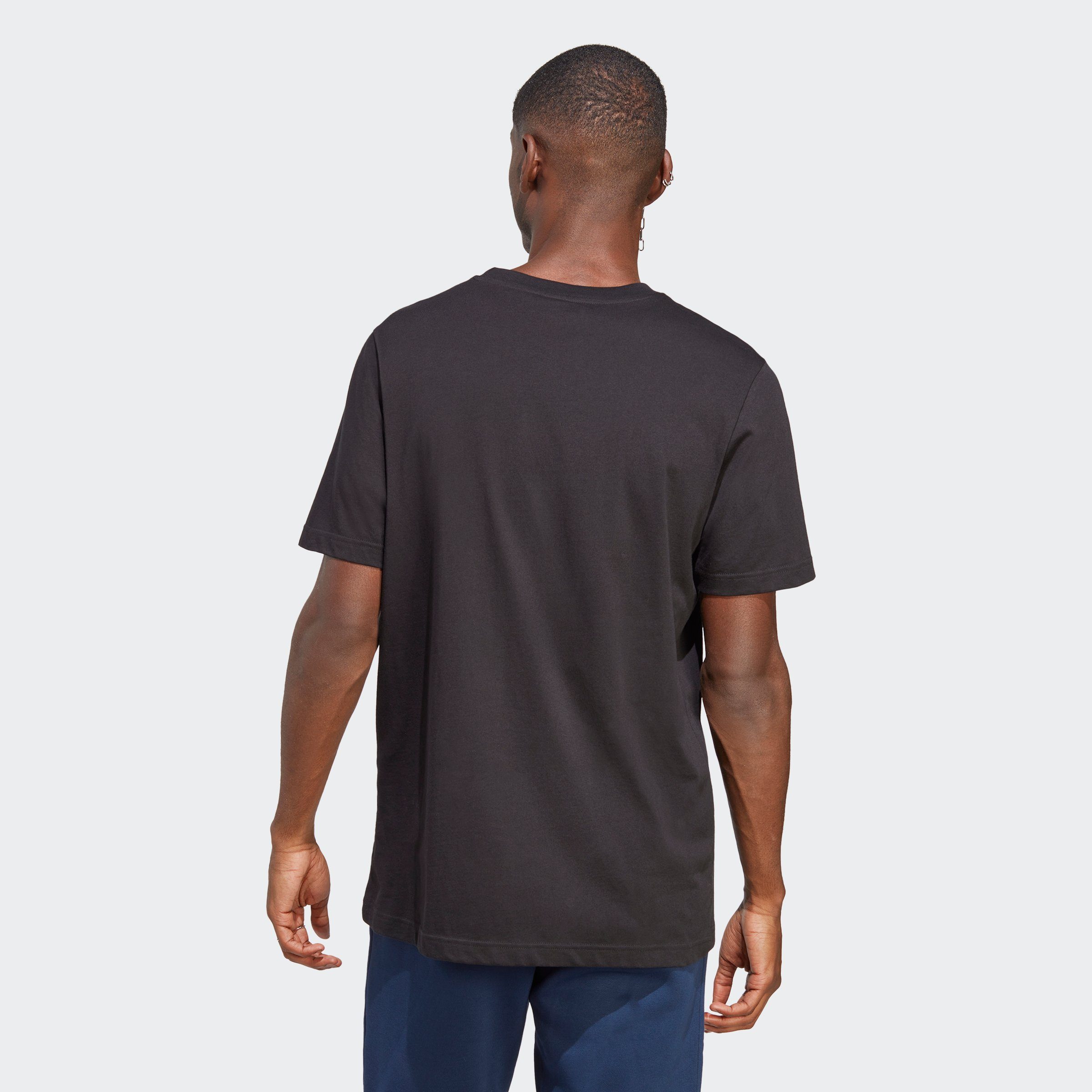 T-Shirt Originals Black TREFOIL adidas ESSENTIALS