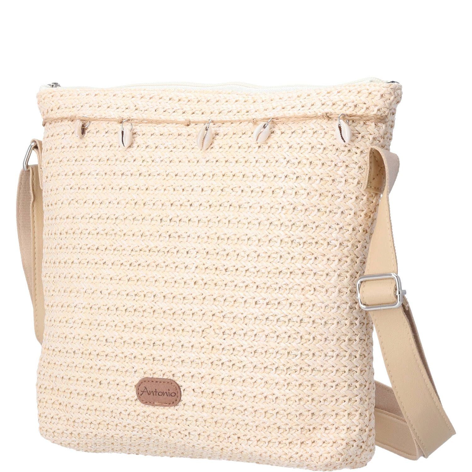 Umhängetasche Damen Bast Tasche M » Umhängetasche ca. 30 x 26 cm