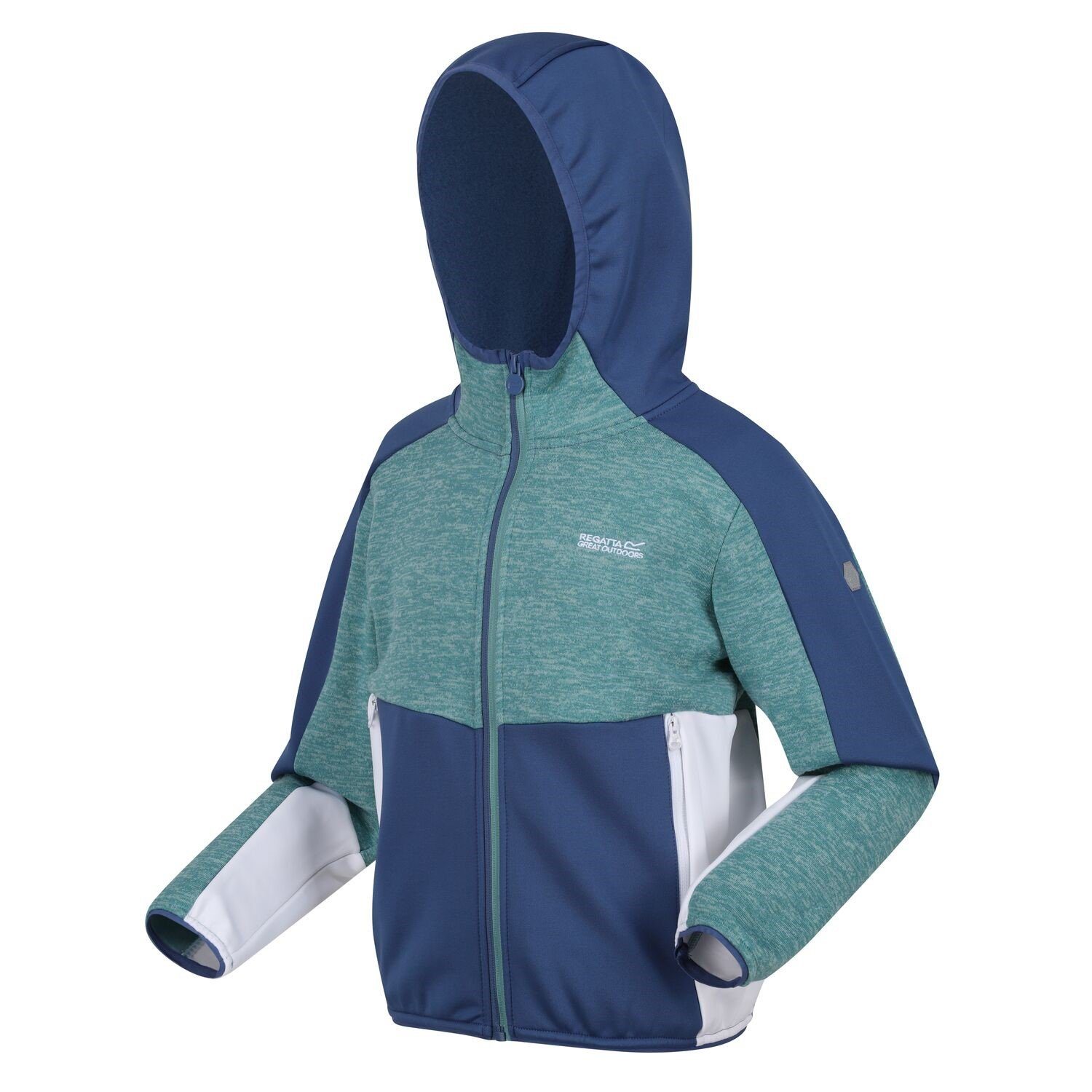 Regatta Dissolver Iii – Pile Unisex Con Cappuccio Per Bambini E Ragazzi, Caldo E Morbido Con Inserti Stretch - 2