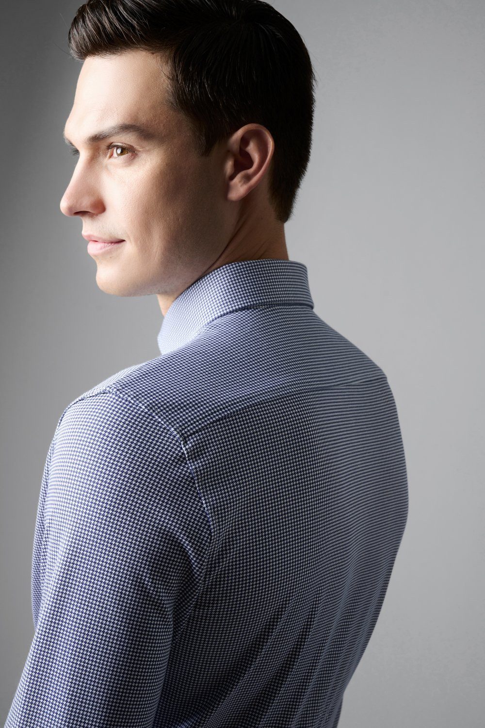 DESOTO Langarmhemd Jerseyhemd Essential Hai langarm Flexibler Stretch