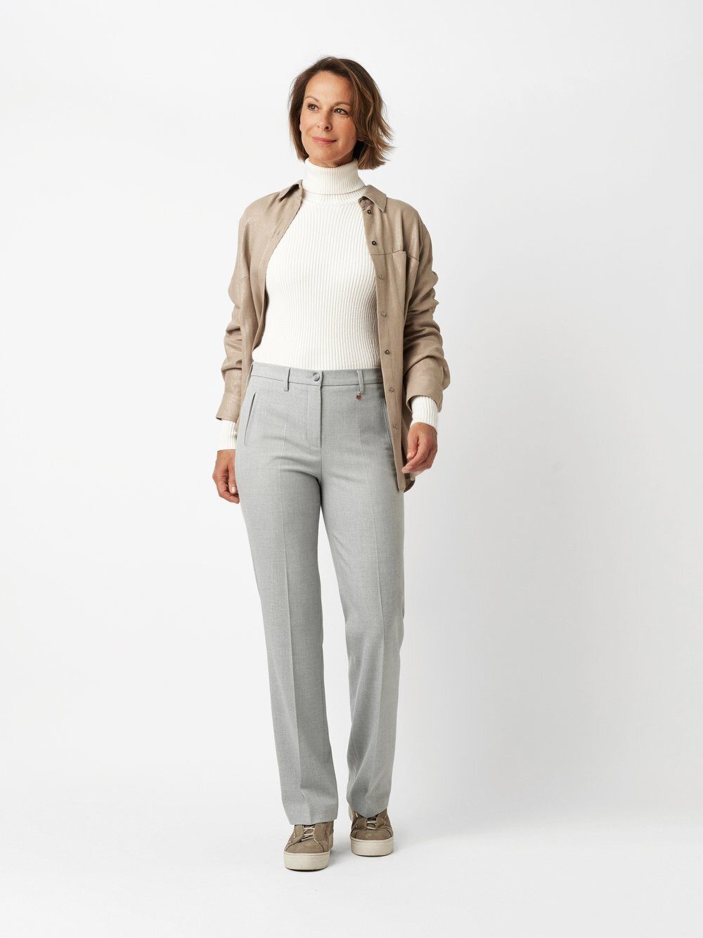 Relaxed by TONI Palazzohose Meine beste Freundin mit Paspeltaschen und Büge günstig online kaufen