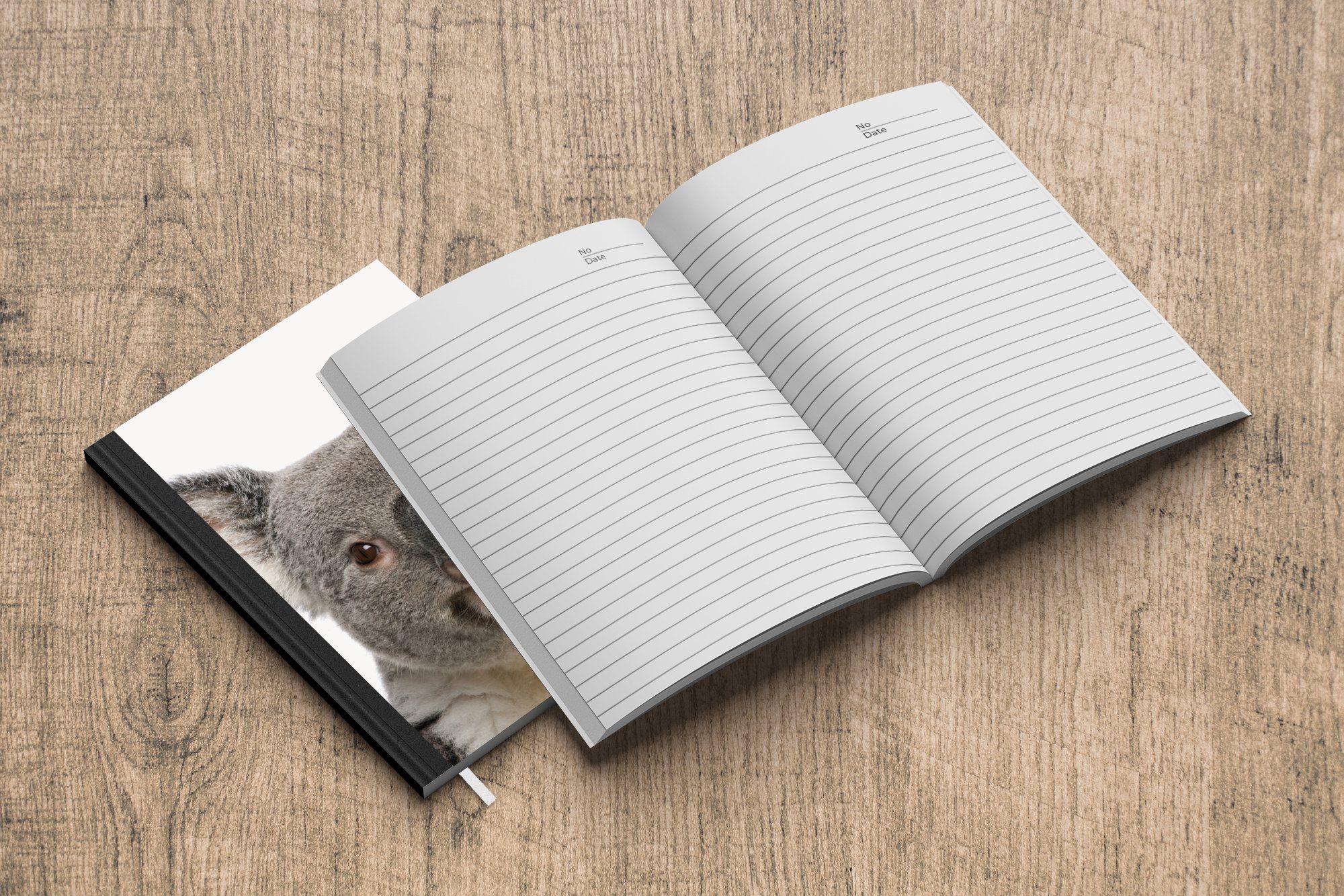 MuchoWow Journal, Koala Merkzettel, Haushaltsbuch - 98 Notizbuch Tiere, - Jungen Mädchen - Tagebuch, Seiten, Koala Bär A5, Notizheft, -