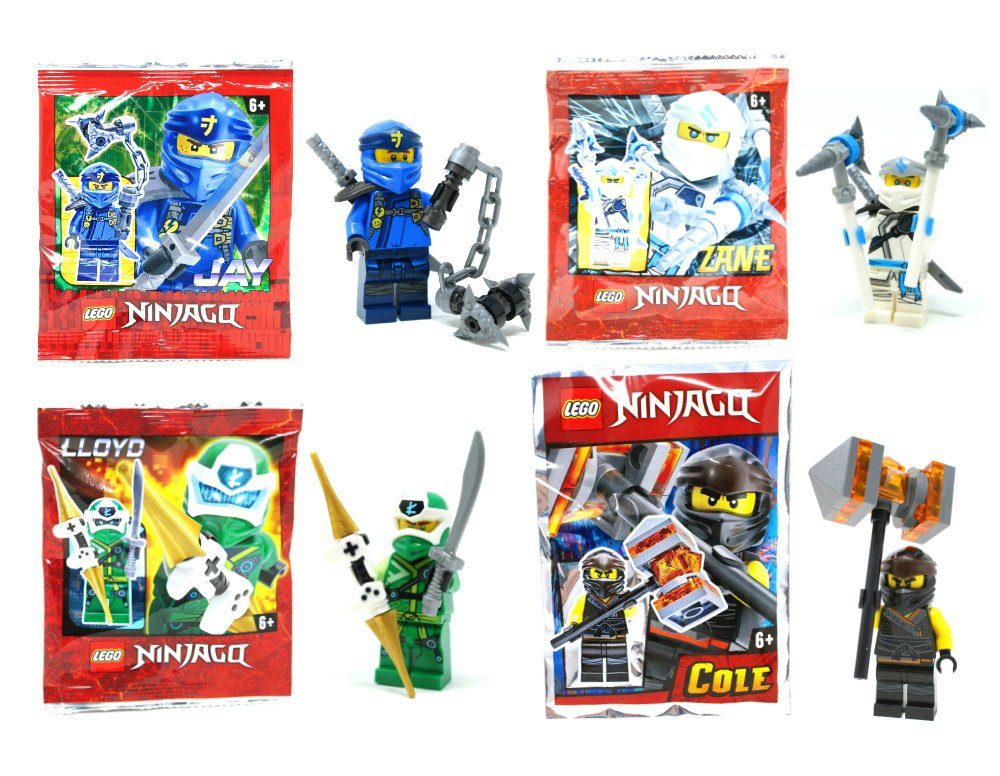 LEGO® Spielfigur »Lego® Ninjago Legacy Minifiguren - Set aus 4 Figur«,  (Set) online kaufen | OTTO