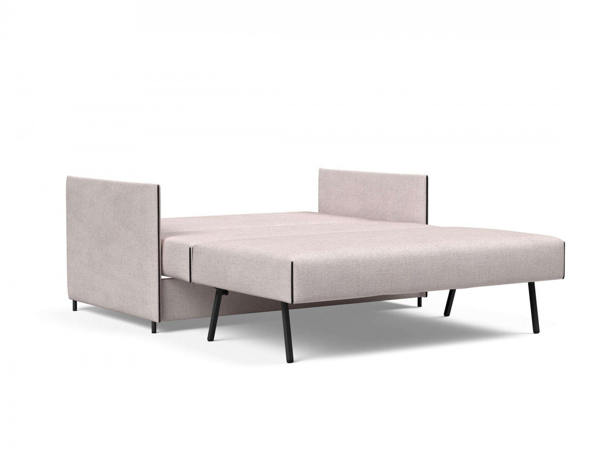 INNOVATION LIVING ™ 3-Sitzer Luoma, große Liegefläche, Schlafsofa, Multifunktionssofa mit schmalen Armlehnen, Kontrastnähen, Bettfunktion