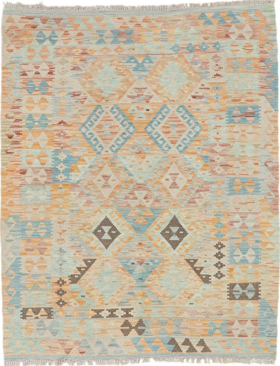 Orientteppich Kelim Afghan Heritage 127x161 Handgewebter Moderner Orientteppich, Nain Trading, rechteckig, Höhe: 3 mm