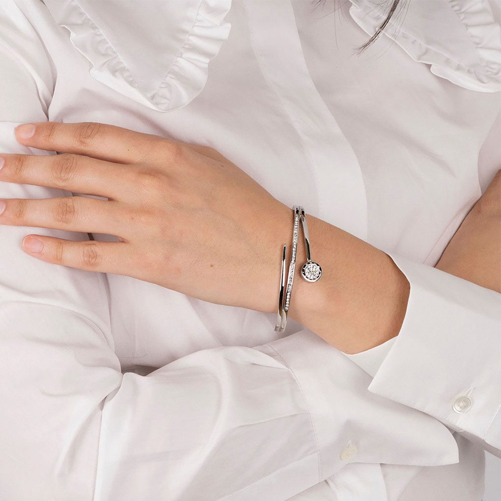 Lotus Style Armband Damen-Armreif LS1843-2/4 „Bliss“ – Edelstahl mit Zirkonia