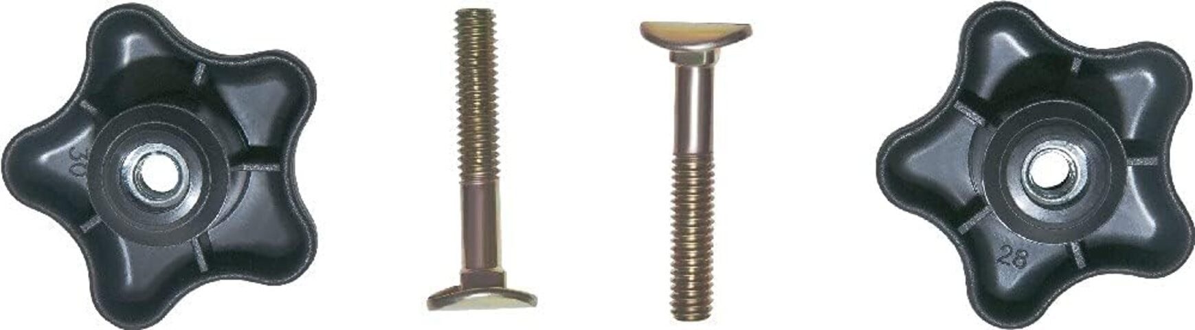 Arnold Schrauben-Set Holmschraubenset mit Sternmutter, 5/16" Gewinde; 2012-U1-0001, (1 St)