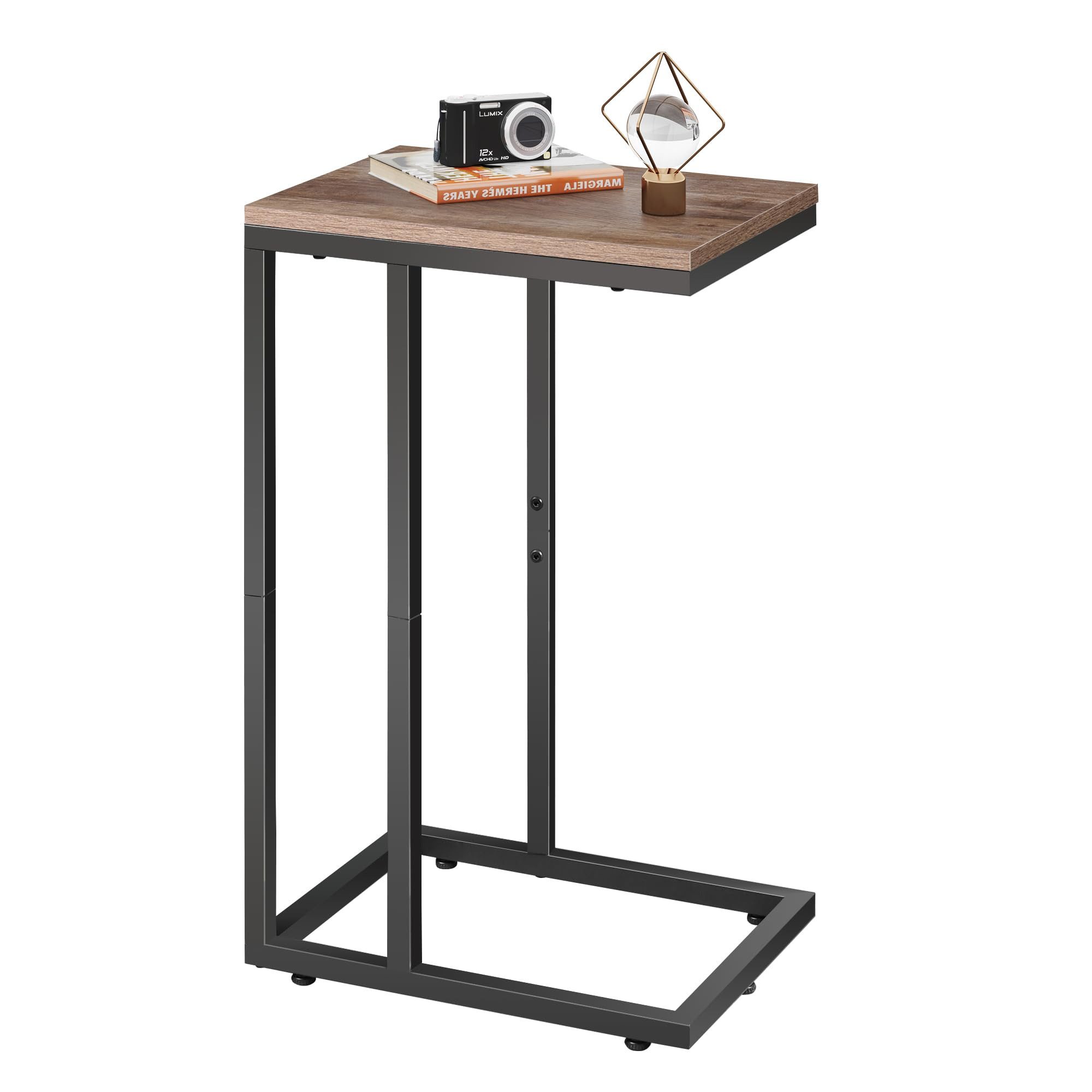 WLIVE Beistelltisch C Form, Nachttisch für Schlafzimmer, Wohnzimmer, (38,5 günstig online kaufen