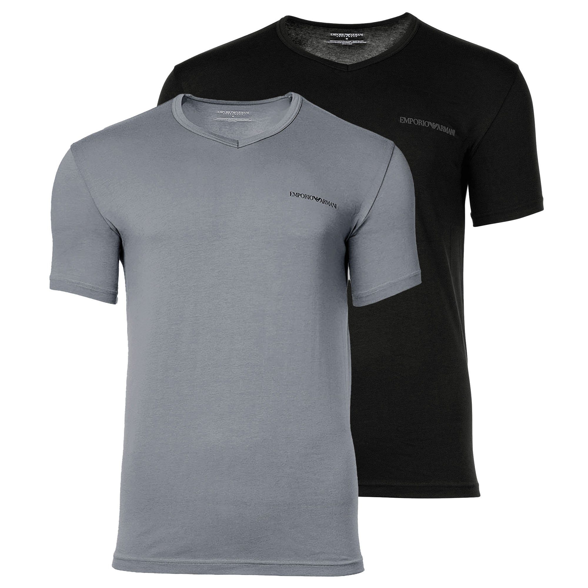 Emporio Armani T-Shirt Herren T-Shirt 2er Pack Baumwolle CORE LOGOBAND (Pac günstig online kaufen