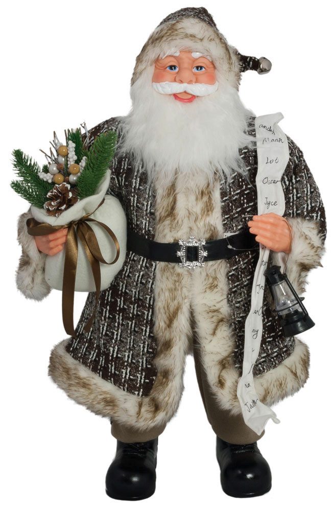 foolonli Weihnachtsmann Weihnachtsmann Santa Clause Kian 80 cm Weihnachten Deko Geschenkesack
