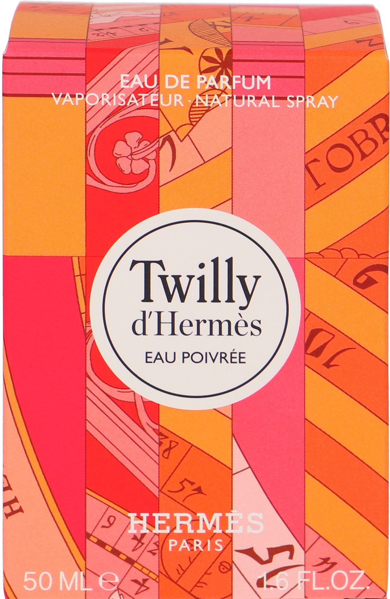 HERMÈS Eau de Parfum Twilly d'Eau Poivree, mit Patchouli-Noten in der Basis