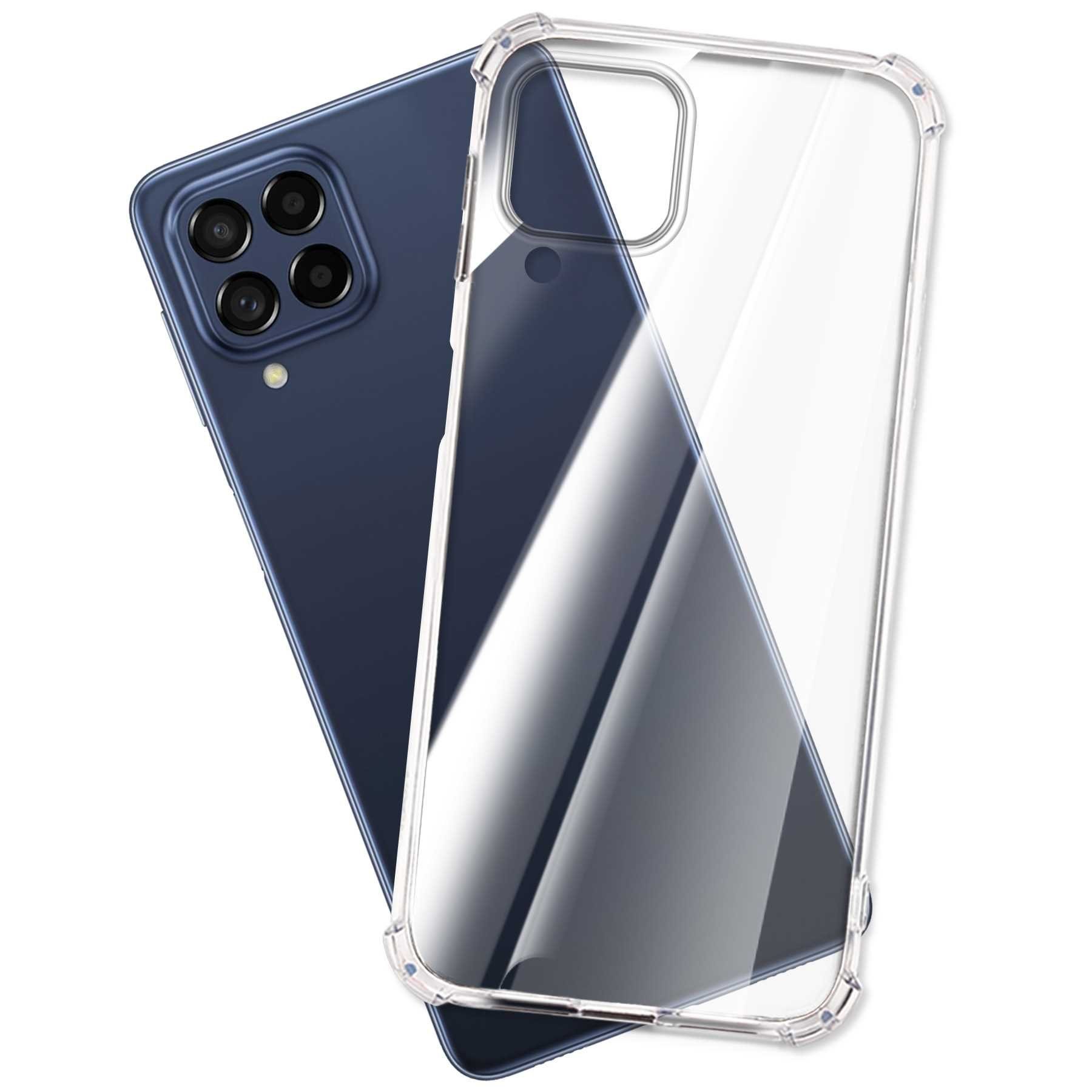 mtb more energy Smartphone-Hülle Clear Armor Case für Samsung Galaxy M53 5G, Transparente TPU Schutzhülle Case Backcover mit Anti-Shock Verstärkung