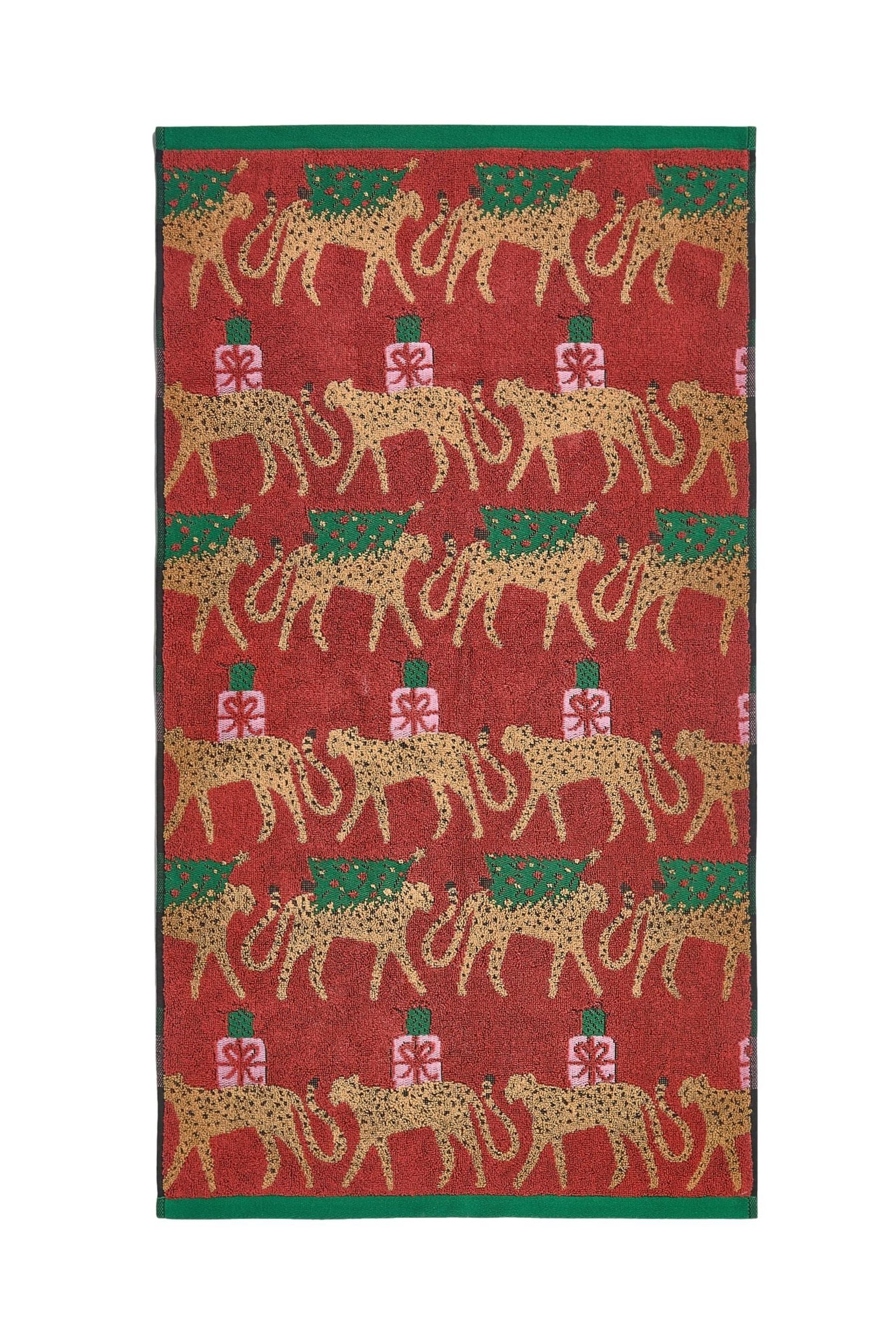 Next Handtuch Handtücher aus 100 % Baumwolle, Weihnachten/Gepard, (1-St) günstig online kaufen