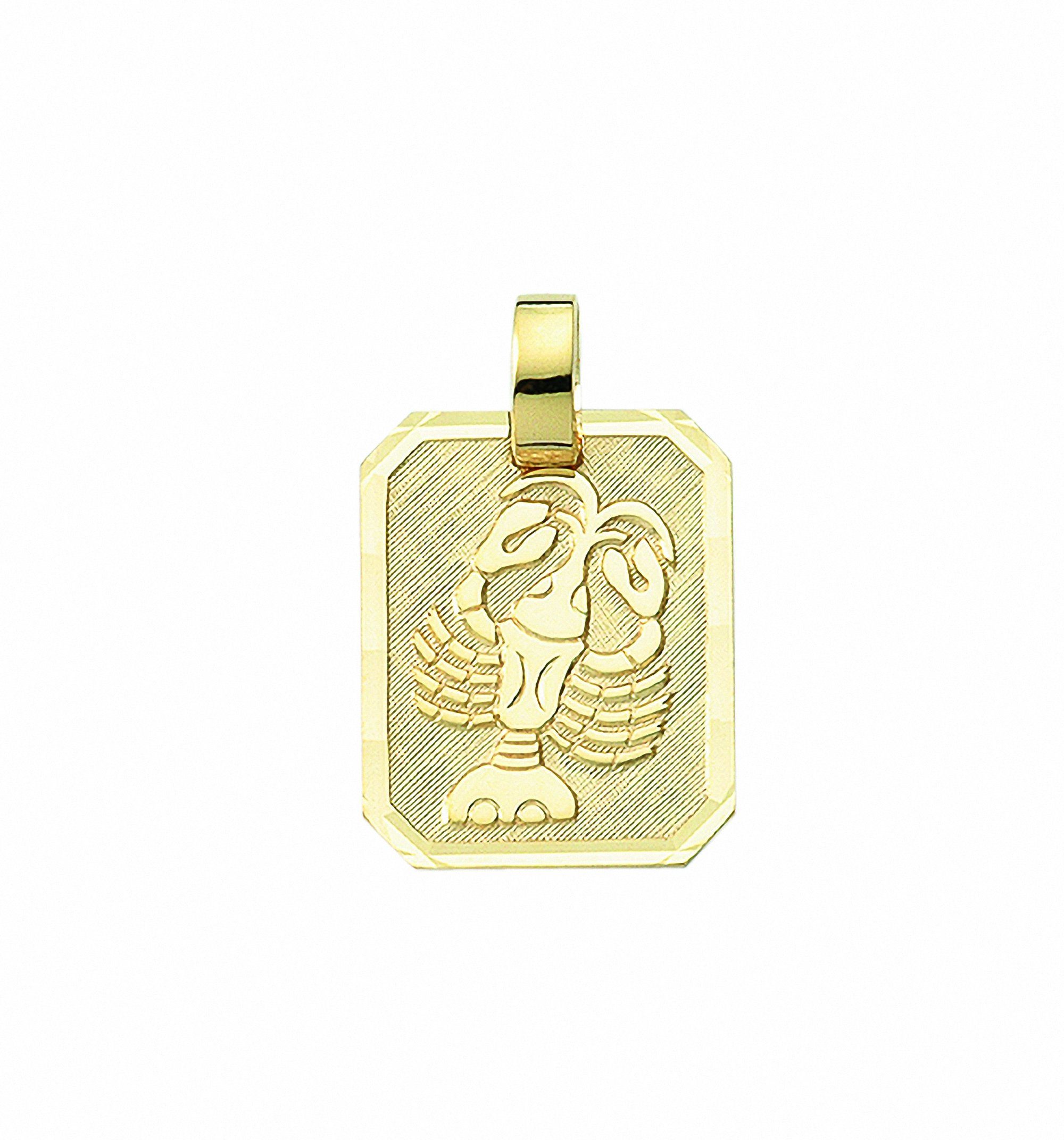 Sternzeichenanhänger Sternzeichen Anhänger Krebs 333 Gold (8K)