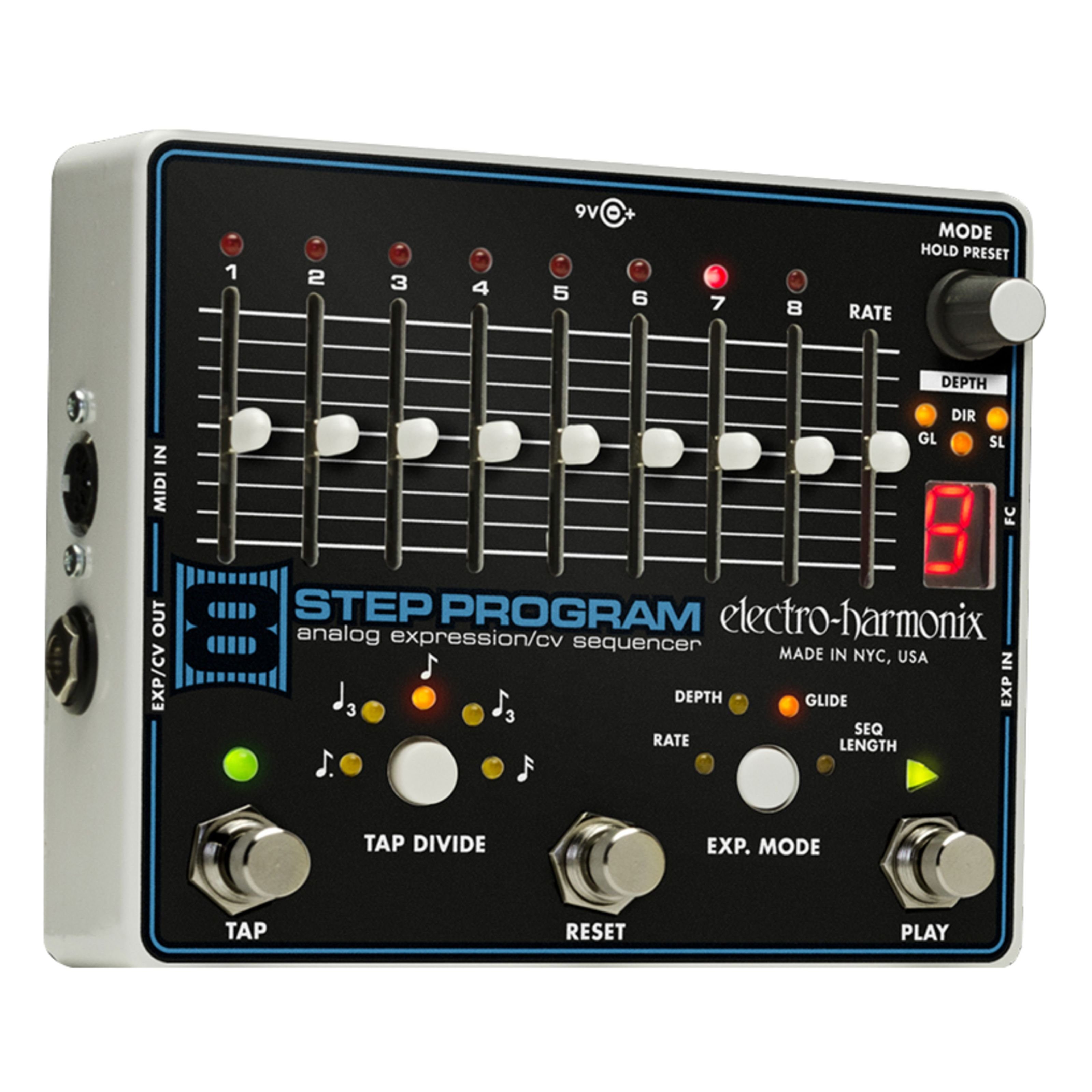 Electro Harmonix Musikinstrumentenpedal, (Effekte, Sonstige Effekte), 8 Step Program - Effektgerät für Gitarren