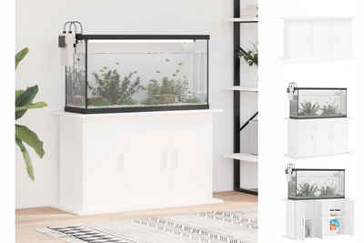 vidaXL Aquariumunterschrank Aquariumständer Weiß 101x41x58 cm Holzwerkstoff Aquarium Unterstand
