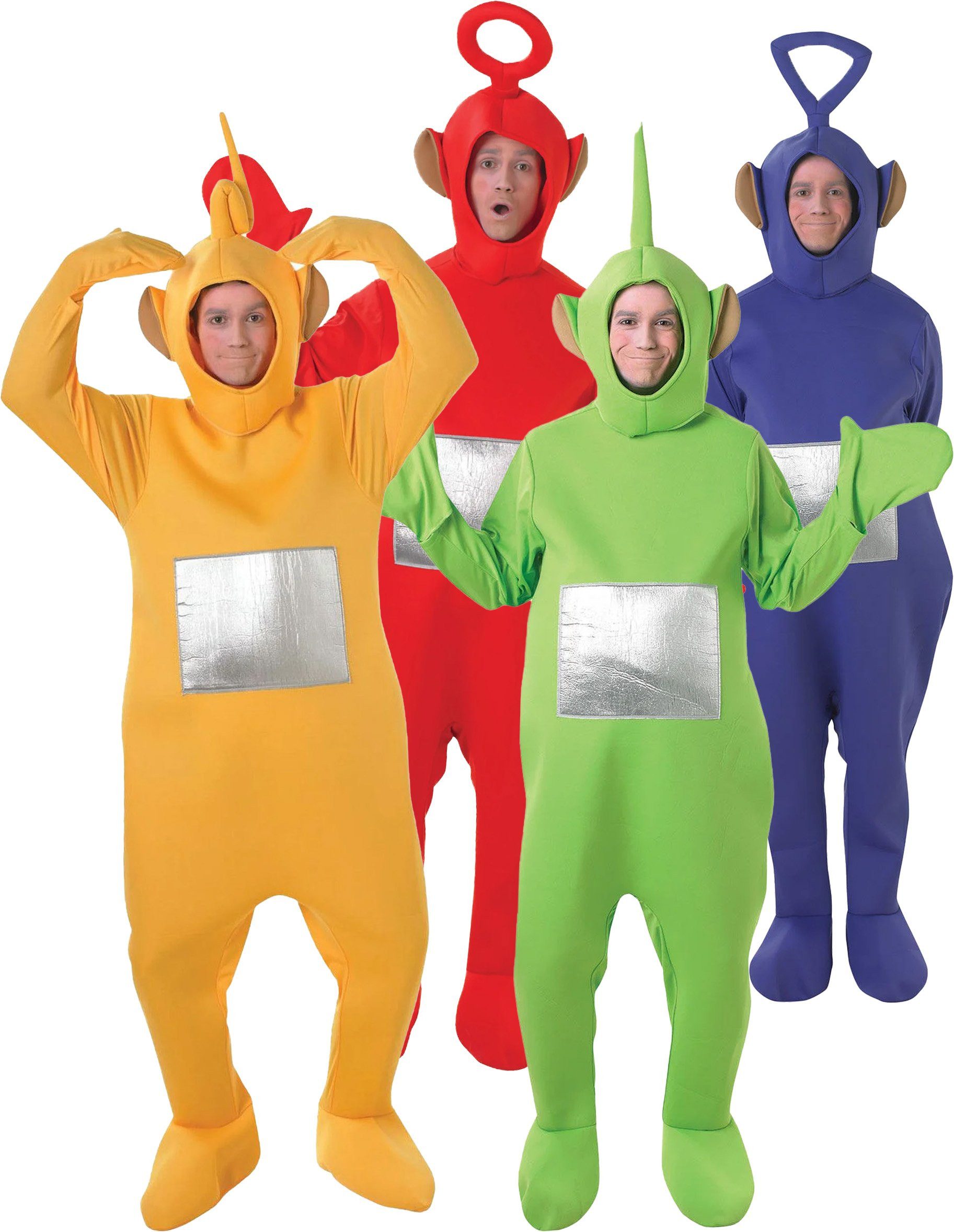JADEO Kostüm Teletubbies Gruppenkostüm