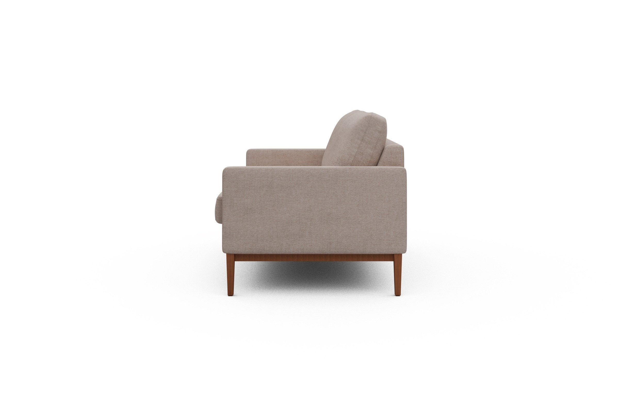 moebelfaktor Sofa Bodo 2-Sitzer, Retro-Design, elegante Linien, stabile Holzkonstruktion