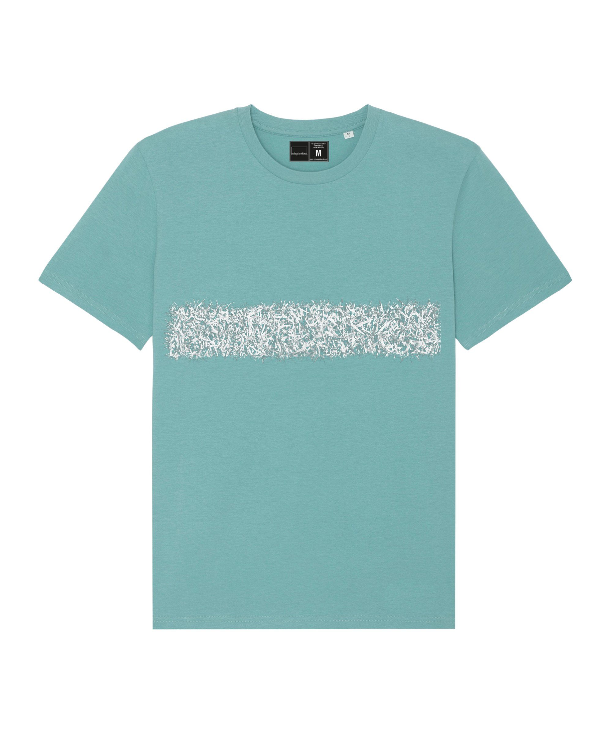 Bolzplatzkind T-Shirt "Line-Up" T-Shirt Nachhaltiges Produkt tuerkis
