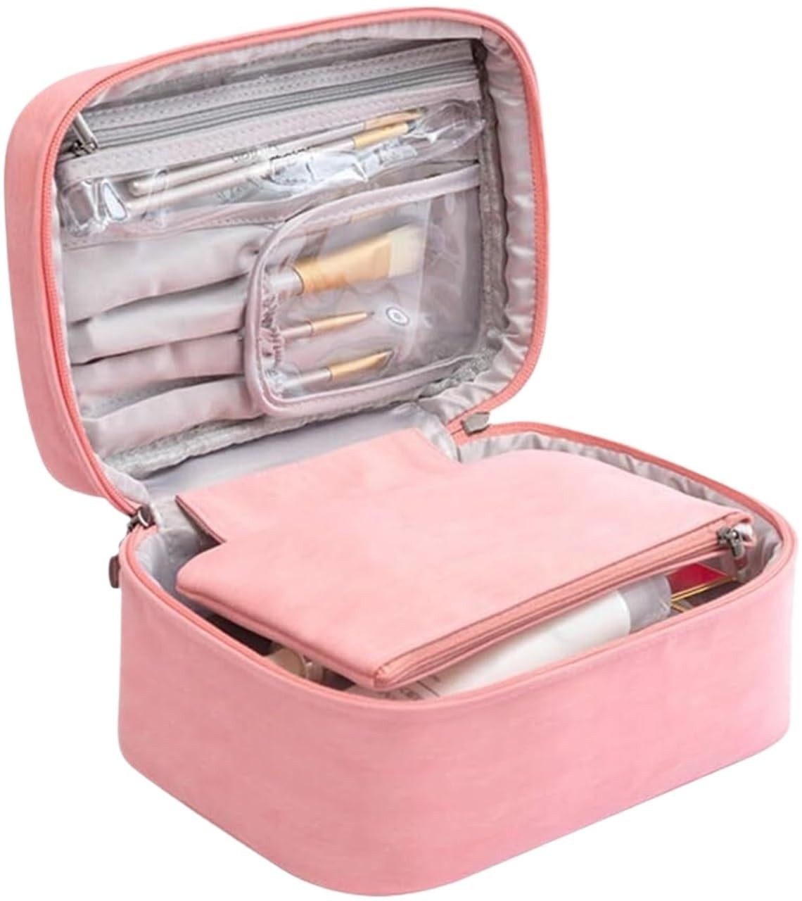 Zaewry Kosmetik-Koffer Kosmetiktasche Portable Reise Make Up Tasche, Kulturtasche, Makeup Organizer Kosmetiktasche Reise Tasche